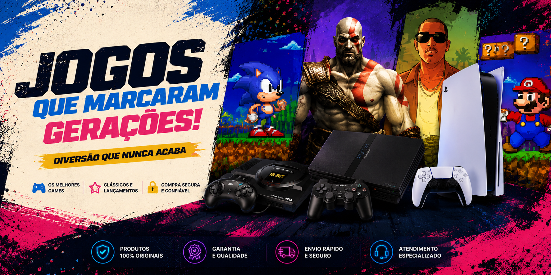 Jogos que marcaram gerações